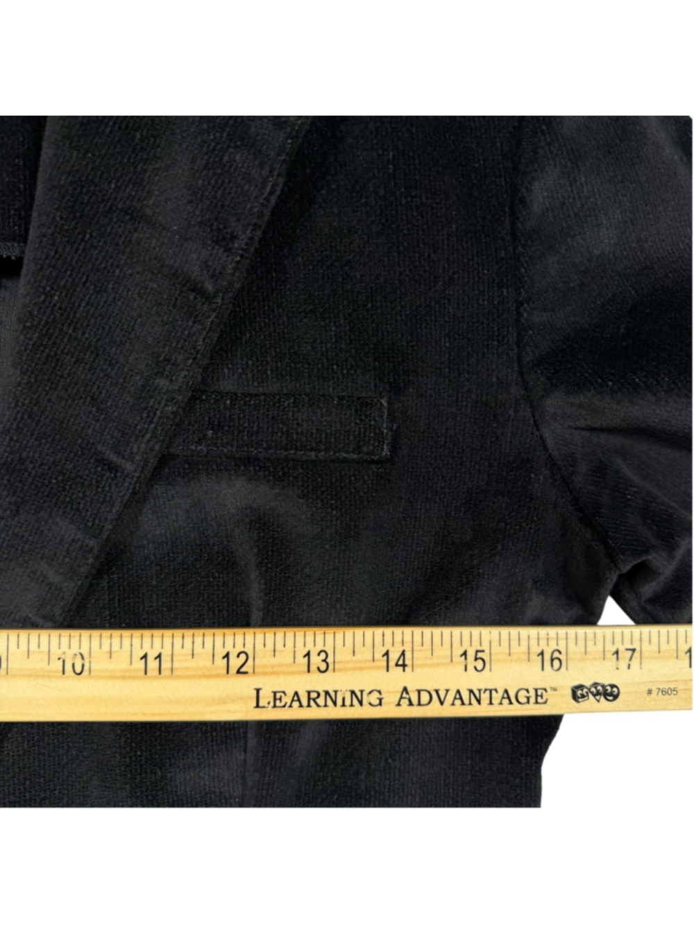 Wrangler Blazer Jacket Black Corduroy Single Breasted Business Retro Womens 11 - Picture 7 of 10